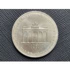 10 марок 200 лет Бранденбургским Воротам A ФРГ Серебро 15,5 грамма 625 пробы! Остатки штемпельного блеска! ВОЗМОЖЕН ОБМЕН!