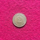 ФРГ 2 пфеннига F 1969 г.