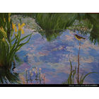 Болото или дикий ирис . (бумага,акрил)