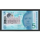 Шотландия 5 фунтов 2016 года. BANK OF SCOTLAND. Тип P-130. В буклете. Состояние UNC!