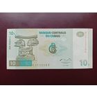 Конго 10 франков 1997 UNC