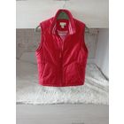 Жилетка красная теплая