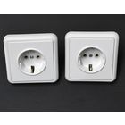 Розетка скрытой установки 1-местная с з/к, 2 шт с 1 рубля