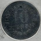 Германия 10 пфеннигов 1917 г. Франкфурт-на-Майне. Нотгельд. В холдере