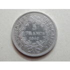 Франция 5 франков 1849г.