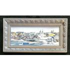 Шарков В.В."Минск", 2003г. К/М. р.62х33 см с рамой.