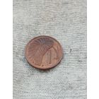 24. Распродажа коллекции! Острова Кука 1 цент, 1975 г. Из набора. Редкая! тираж 21 000!