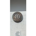 10 пфеннигов 1919 года (нотгельды) Германия Франкенталь. 8