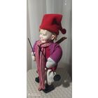 Кукла винтажная лыжник