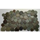 Сборный лот монет Российской империи. 110 шт. 500 гр