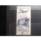 Польша, 1957, Авиапочта , самолет
