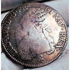 Экю 1789, Франция, Лидовик XVI. Крупное серебро, кабинетная патина, сохран! Смотрите также другие мои лоты!