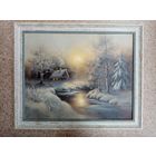 Рыбаков А. "Зимний пейзаж", х.м. 59х49см.