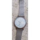 Часы с оригинальным плетёным браслетом из нержавейки