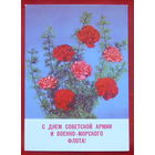 С днём советской армии и военно-морского флота! Чистая. 1989 года. Круцко. *198.