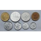 Сан-Марино 1, 2, 5, 10, 20, 50, 100, 200 лир 1978 г. Комплект