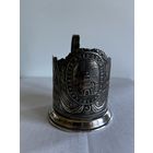 ПОДСТАКАННИК "ЛЕНИНГРАДУ 250 ЛЕТ". ЛЕНЭМАЛЬЕР. СМ.ФОТО И ОПИСАНИЕ.