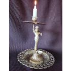 Винтажная конфетница – подсвечник "Серена" на 1 свечу. Индия.