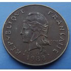 Французская Полинезия. 100 франков 1988