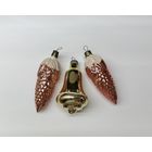 Елочная игрушка шишка колокольчик СССР К.4 цена за все