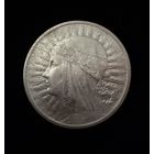 2 злотых 1933 г.  Польша.  Ядвига.  Серебро