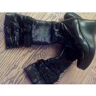 ЗИМНИЕ ЛАКИРОВАННЫЕ САПОГИ.НАТУРАЛЬНАЯ КОЖА,НАТУР. МЕХ