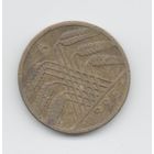 Германское Государство (Веймарская Республика, Германия). 10 рейхспфеннигов 1925 А (Берлин, Свободное Государство Пруссия).