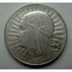 Монета СЕРЕБРО Польша 10 злотых 1932 год