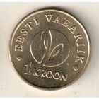 Эстония 1 крона 2008 90 лет Эстонской республике