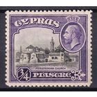 261.BrK. Великобритания. Колонии. Кипр. Георг V. Местные мотивы. 1934 г. 3/4Pia. Mi.#120.