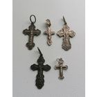 Лот крестиков, серебро 925 пр торги с Рубля