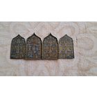 Складень меднолитой Двунадесятые Праздники.