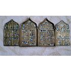 Складень меднолитой Двунадесятые Праздники.  Родион Хрусталев!!!