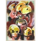 Гумен Ф.Ф "Осенний натюрморт", 1999 г. Акварель 43х61 см.