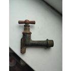 Кран старинный, латунный.