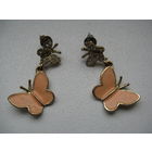 Серёжки бижутерия БАБОЧКИ