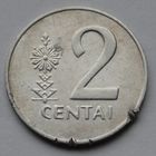 Литва, 2 цента 1991 г.