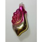 Ёлочная игрушка - Улитка , СССР . Стекло