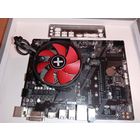 Gigabyte GA-A320M-H с Ryzen 3 2200G и кулером