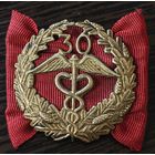 Знак. 30 лет Выслуги в Торгово-Промышленной Палате. Финляндия. Серебро с позолотой. Клейма