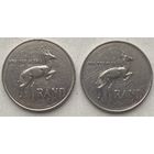 ЮАР 1 ранд 1987 г. Цена за 1 шт.