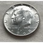 США 1/2 доллара 1968 Кеннеди (D - Денвер) - серебро, состояние!