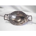 Икорница Орешница 16,5 х 8,7 см Серебрение