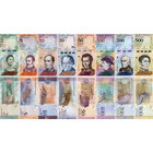 Венесуэла НАБОР БОЛИВАРОВ 2018 год (2, 5, 10, 20, 50, 100, 200, 500 боливаров). UNC Цена за 8 шт.
