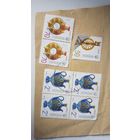 Марки Украины на конверте 2008 год