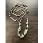 Старинные елочные бусы стеклярус К.17