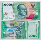 Индонезия, 20000 рупий 2022 (2025) г., P-W166 (FCA, национальный герой Сэм Ратуланги), UNC