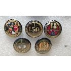 Значки Витебск Пивзавод 150 лет (5 штук)