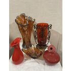 Вазы разноцветные стеклянные Подарки Коллекция