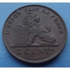 Бельгия. 2 цента 1919